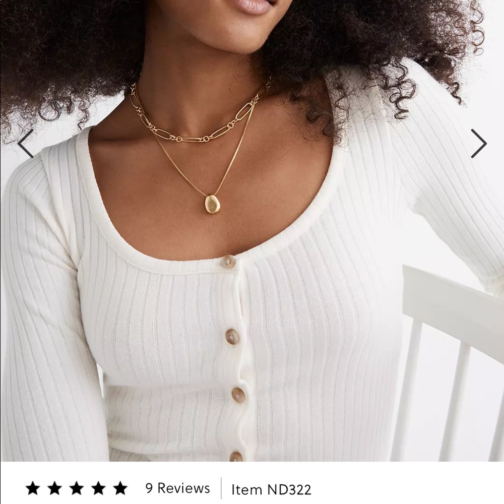 Madewell Necklace Set NWT